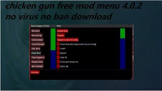 Chicken Gun Mod Menu Free 4.0.2/Чикен Ган Мод Меню Бесплатно 4.0.2