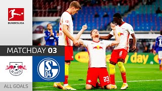 Leipzig Ranks 1st | RB Leipzig - FC Schalke 04 | 4-0 | All Goals | Matchday 3 – 