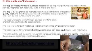 How to Make Perfume, Wholesale Perfume Oil Suppliers, and How to Start Your Own Fragrance Bar