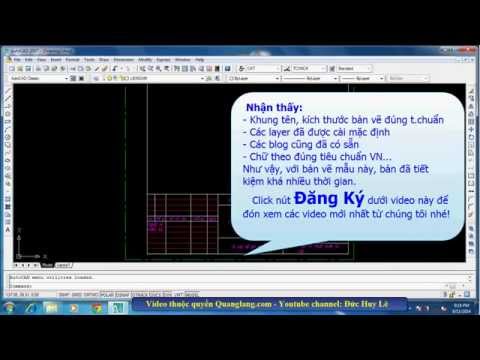 Cài đặt font chữ, bản vẽ mẫu theo TCVN trong AutoCAD