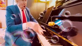 4 more years of THE GREATEST ENTERTAINER EVER!Donald trump promises more lies, corruption & shopping