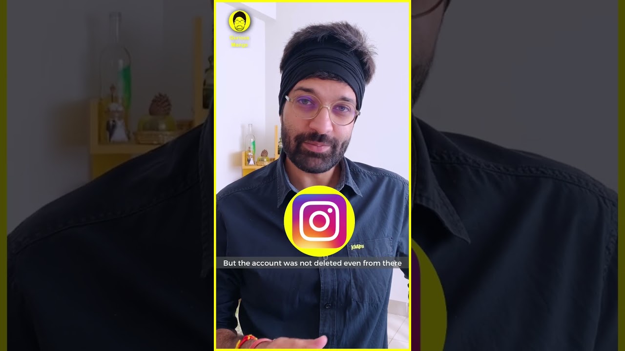 I Tried DELETING my ‘INSTAGRAM’ Account! #shorts I Tried DELETING my ‘INSTAGRAM’ Account! #shorts