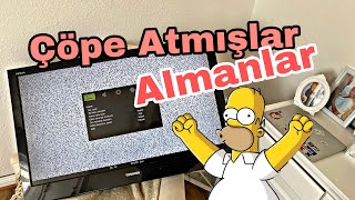 Almanyada Çöpe Atılan Lcd Tv - Ah Bu Almanlar