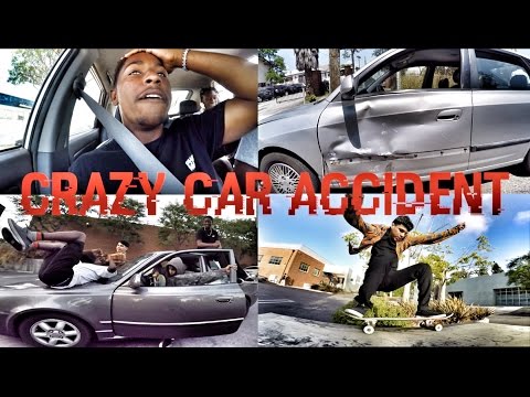 A DAY WITH THE HOMIES - CRAZY CAR ACCIDENT & SKATE MISSION