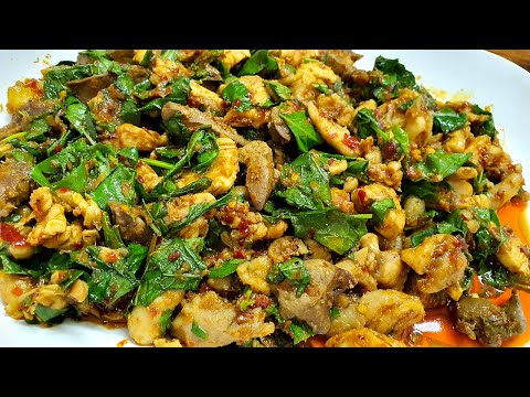 ผัดเผ็ดไก่ใบยี่หร่า ผัดแบบแตกต่าง เด็ดที่หอมและร้อนแรง ไม่ว่าจะกับแกล้มรึกับข้าว ก็อร่อยสุดยอด