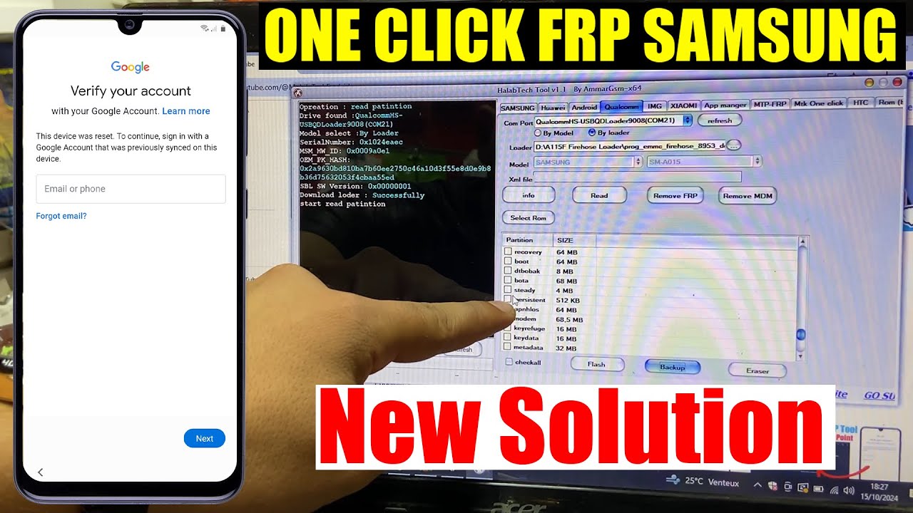 Samsung FRP Bypass New Tool Supported All Android Samsung FRP Bypass New Tool Supported All Android