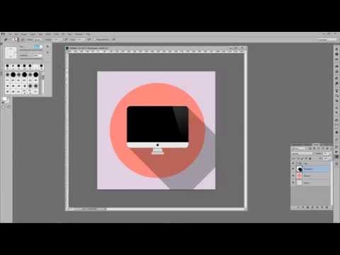 Как создать эффект длинной тени