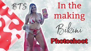 Cow Print Bikini | Photoshoot | Bts