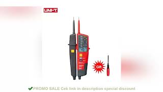 Uni-T Ut18C High Voltage Continuity Tester Meter Ac Digital Voltmeter Led Indicator Detector Voltage