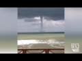 Waterspout Forms in the Black Sea Near Turkey