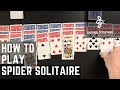 How To Play Spider Solitaire