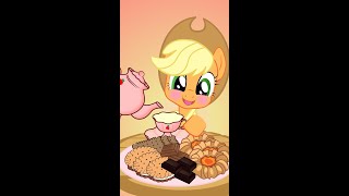 Applejack Eating Cookies