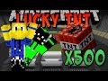 500x TNT!! | Minecraft LUCKY TNT [Deutsch]