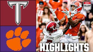 Troy Trojans Vs. Clemson Tigers Full Game Highlights Espn College Football