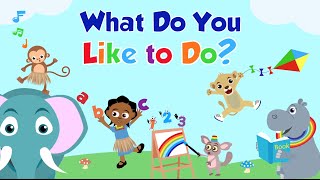 What Do You Like To Do? | Read with Akili and Me | Educational Cartoons for Preschoolers