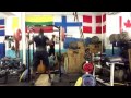 Kevin OAK 265 Lb Squat Jumps 285 Lb Push Press + Hang Cleans