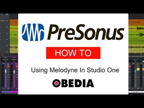 Using Melodyne with Studio One 2