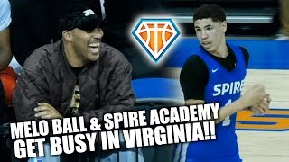 Melo Ball & Spire HAD VIRGINIA TURNT UP!! Catches Nasty Putback + Drops DIMES vs Life Christian