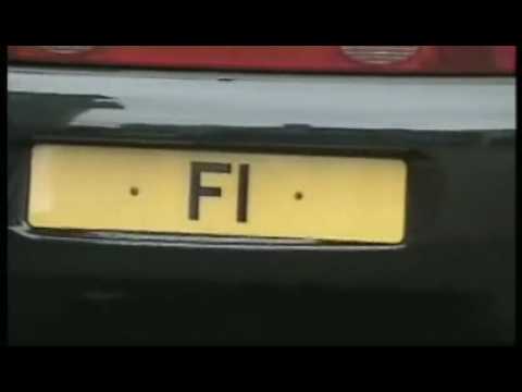 F1 Number Plate