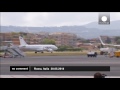 Adopted children from DRC land in Rome - no comment