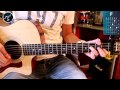 Como tocar Instant Crush - DAFT PUNK - En Guitarra Acustica (HD) Tutorial Acordes