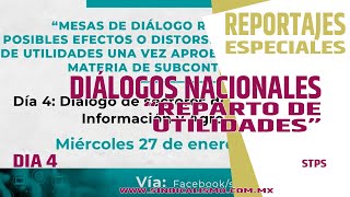 Diálogos Nacionales sobre Reparto de Utilidades "Día 4 Diálogo de sector Tecnológico y Agropecuario"
