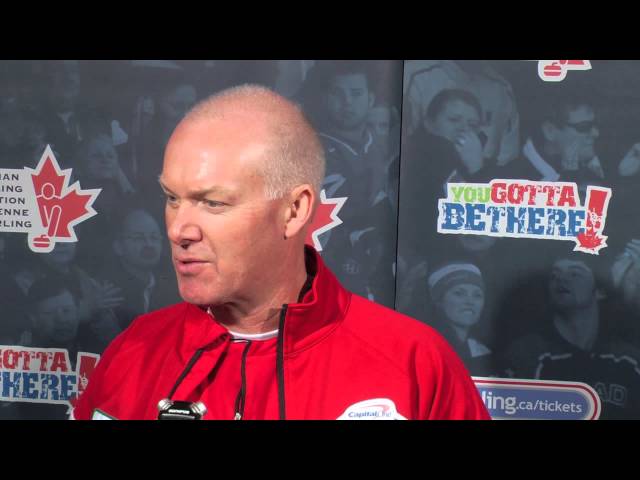 Draw 9 Media Scrum - 2012 Capital One Canada Cup
