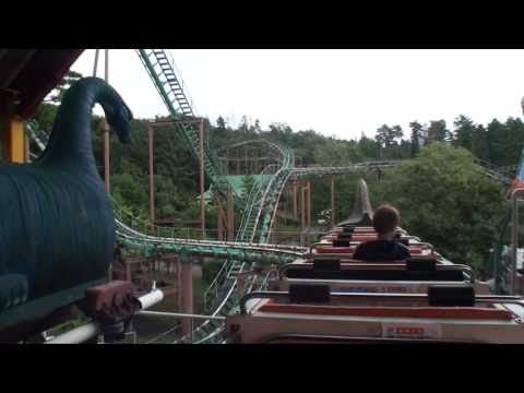 dinosaur roller coaster