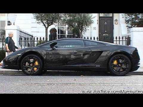 Black on black Lamborghini LP5604 Video