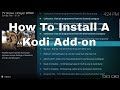 How To Install A Kodi Addon