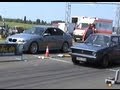 BMW E60 M5 Vs. VW Golf I TDI Drag Race