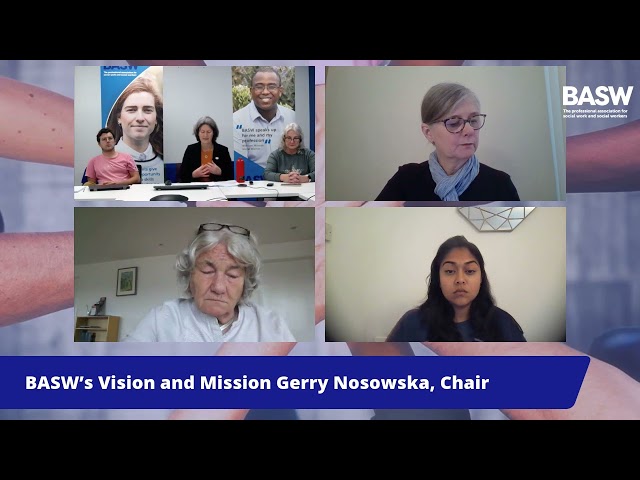 Watch BASW Chair, Gerry Nosowska, shares the BASW Vision and Mission at the Annual General Meeting 2021 on YouTube.