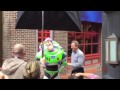 Buzz Lightyear voice Tim Allen meets Buzz Lightyear character at Walt Disney World