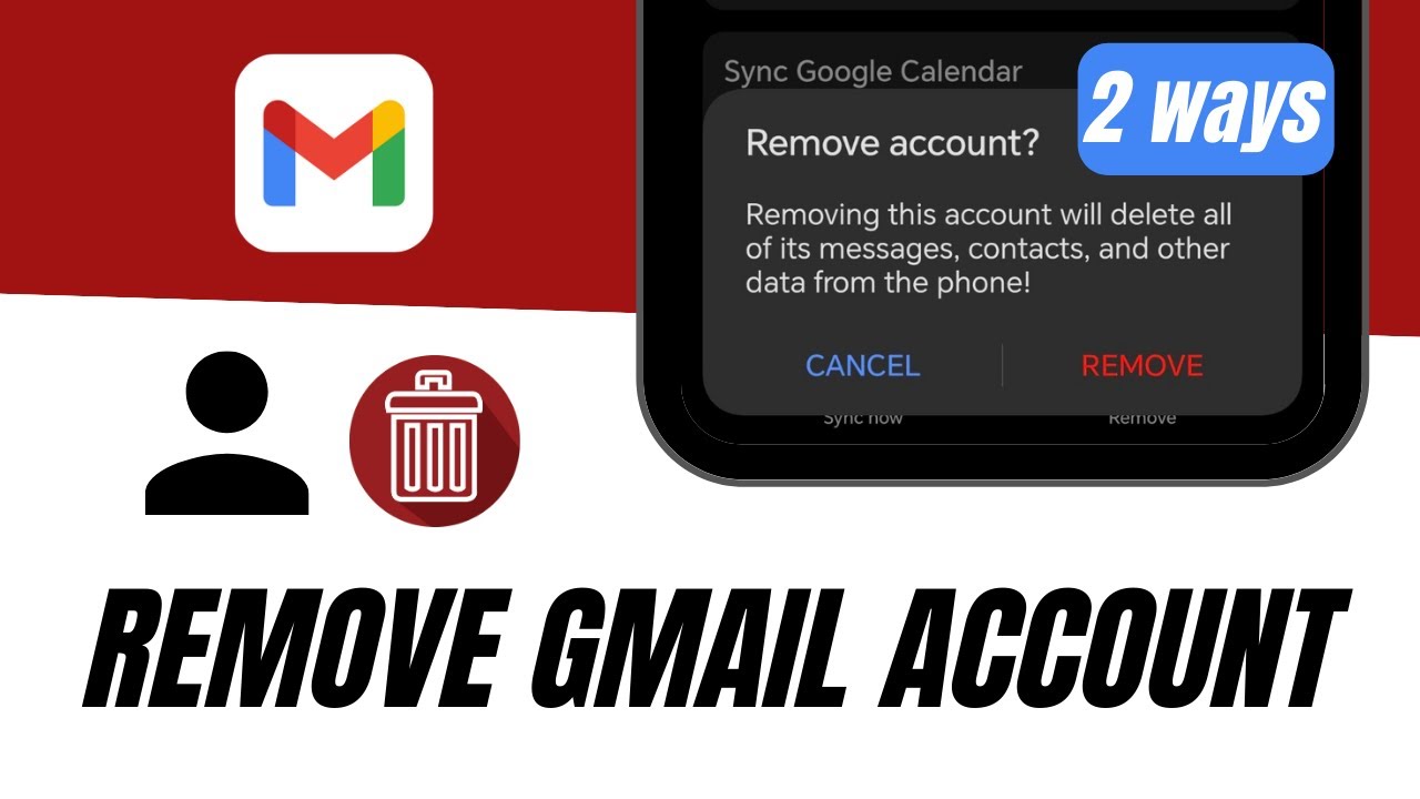 How to Remove Gmail Account From Android Phone | 2 WAYS How to Remove Gmail Account From Android Phone | 2 WAYS