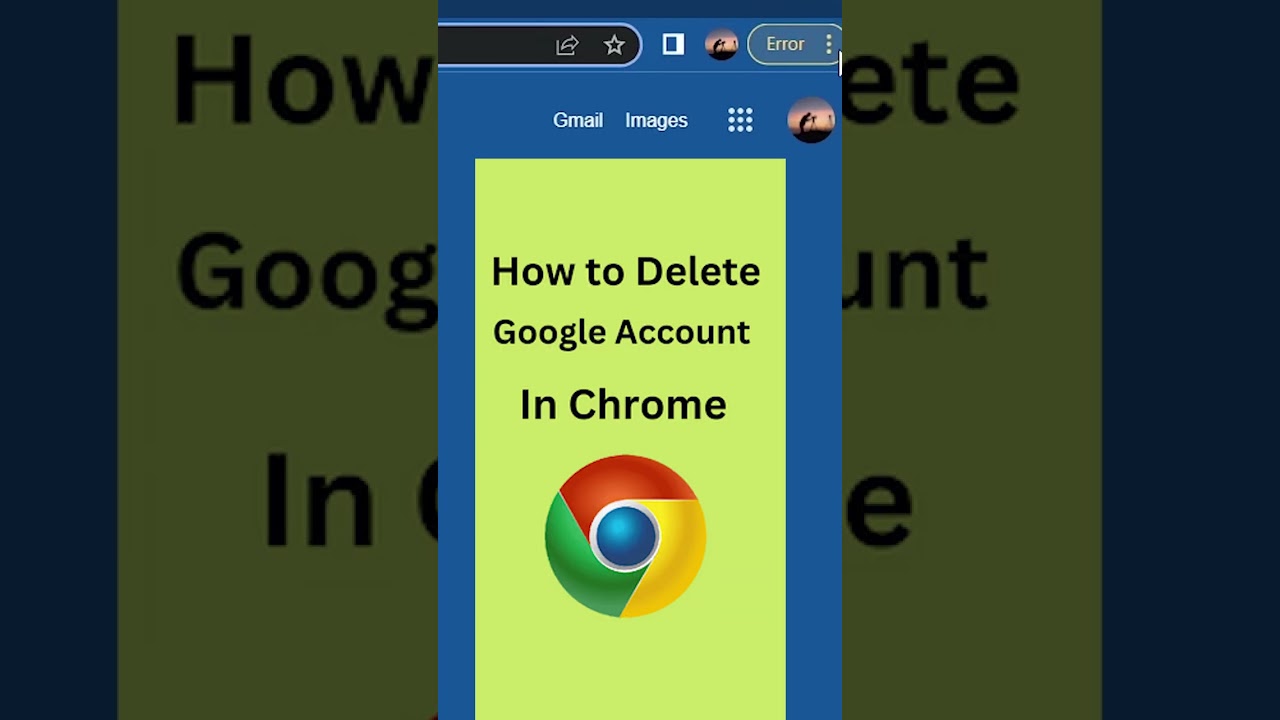 How to delete google account in chrome 2023 How to delete google account in chrome 2023