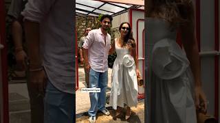 Malika Arora And Arhaan Khan Snapped In The Town Beautiful Look White Dresses Roses