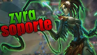CARREADO CON ZYRA SUPORTE(League of Legends)| ZYRA SUPPORT S8