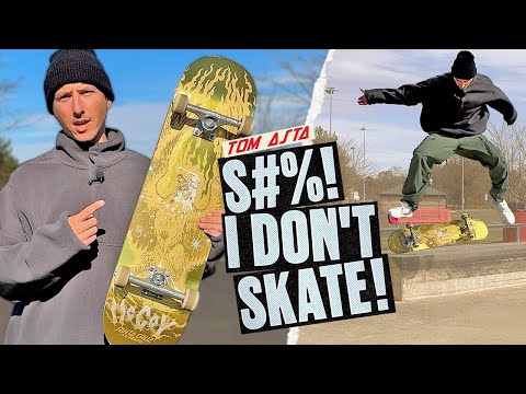 Asta does Maurio tricks on a Maurio board | S#!% I DON'T SKATE Ep. 3