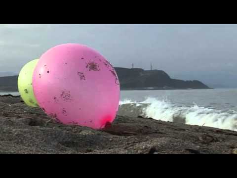 Balloons, sea, Chopin (Sakhalin Isl.)