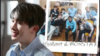 Working with idol groups?! On set with MONSTA X & Gallant
