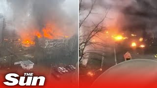 Helicopter Crashes Near Kyiv Nursery, Killing Children And Ukrainian Minister