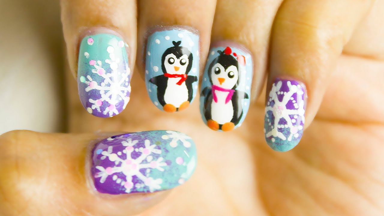 Frosty Nail Art Designs For Winter  ChipperNails  YouTube