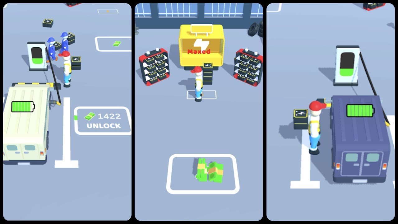 Charge Station Idle Mobile Game | Gameplay Android & Charge Station Idle Mobile Game | Gameplay Android &