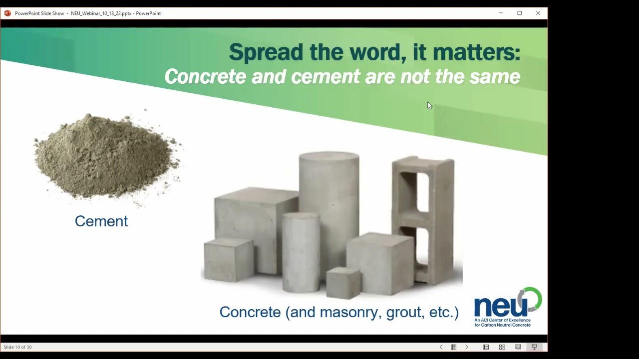 An Overview of Sustainable Concrete Design