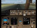 Aerosoft Ibiza X Boeing 777-200 landing at RWY 24 