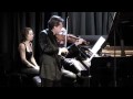 Julian Rachlin plays Lera Auerbach Sonata for Violin and Piano No. 3 - Part 1