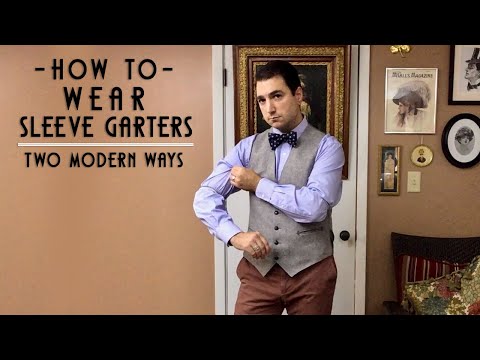 my1928 - How to wear sleeve garters: Two modern ways to style them