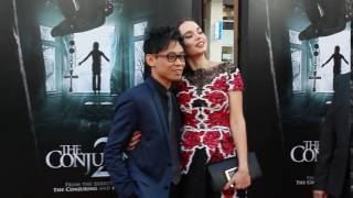 James Wan and actress Ingrid Bisu friendship in the air.
