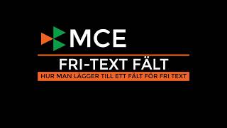 Freetext fält