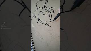 Linedrawing Skalman